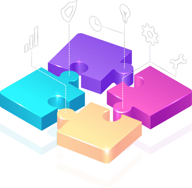 Ilustración 3D del ecosistema BigWay B2B