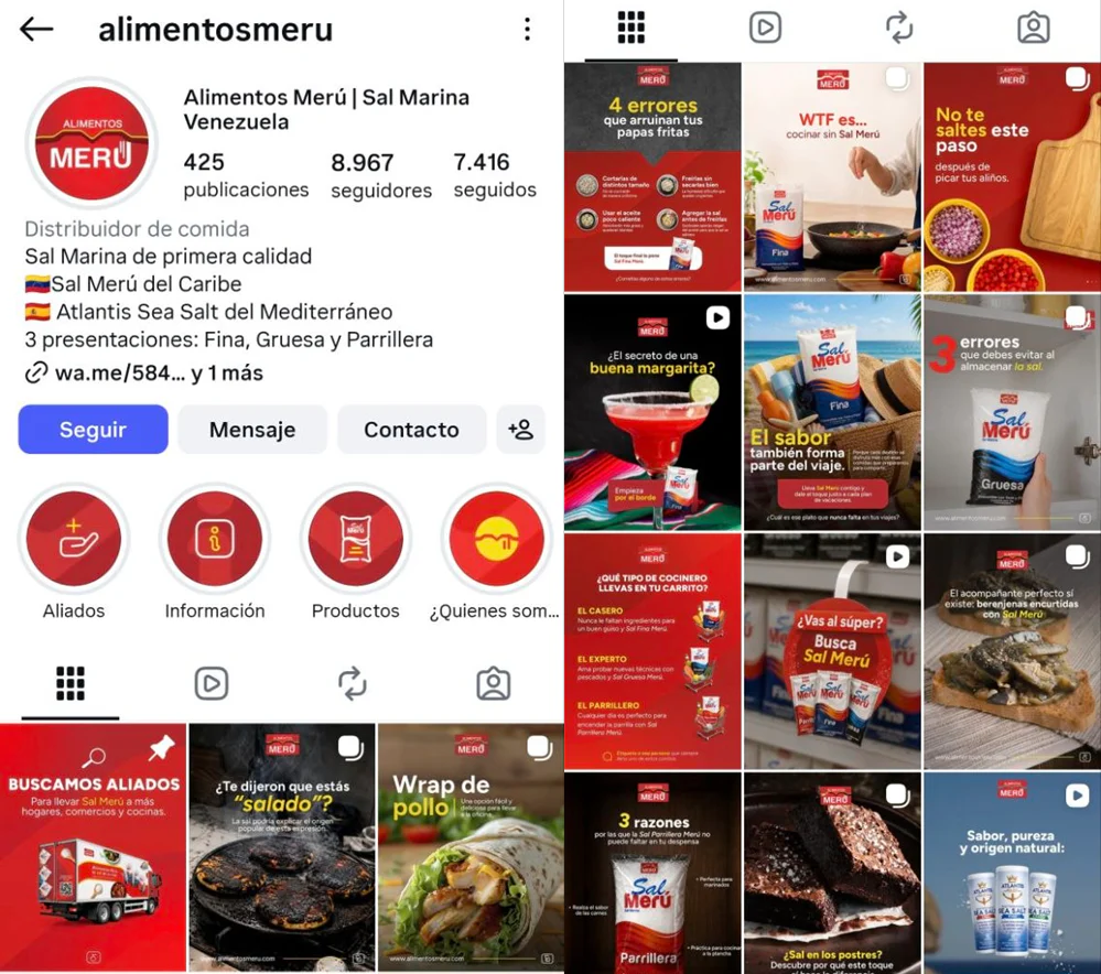 Alimentos Merú